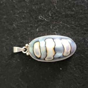 Mother of Pearl Pendant set in Sterling Silver